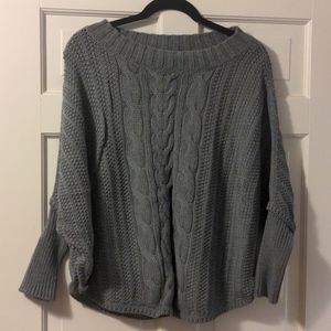 Loft grey poncho